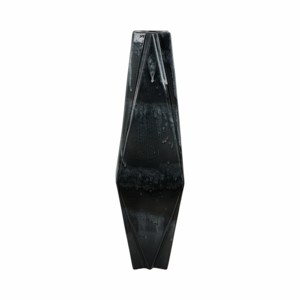 Vaso in Ceramica Geometrico Angolare Moderno Nero per Soggiorno, Arredamento Casa, Camera da Letto, Ufficio - Product Image 4