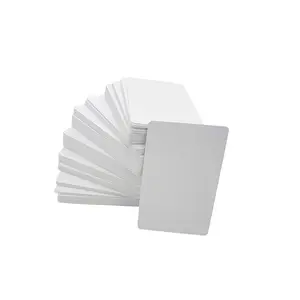 Toptan N213 çip 13.56Mhz beyaz PVC ödeme kartları erişim plastik boş RFID kart