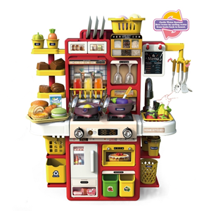 Nouveauté 2026 : Ensemble <span class=keywords><strong>de</strong></span> <span class=keywords><strong>cuisine</strong></span> jouet pour enfants, avec <span class=keywords><strong>jeux</strong></span> <span class=keywords><strong>de</strong></span> simulation <span class=keywords><strong>de</strong></span> <span class=keywords><strong>cuisine</strong></span> et d'aliments, pour l'éveil éducatif, vaisselle <span class=keywords><strong>de</strong></span> jeu DIY et simulation <span class=keywords><strong>de</strong></span> cuisson, mini <span class=keywords><strong>cuisine</strong></span> - Product Image 1