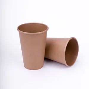 Custom Printing Sleeve Hot Sale Kraft Paper Coffee Cup Sleeves Brown Box