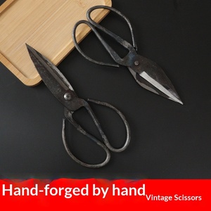 Tijeras de Cocina Extensibles para el Hogar, Estilo Retro Tradicional, de Hierro Forjado, Tijeras Grises de Cabeza Grande Tipo Da Ha - Product Image 4