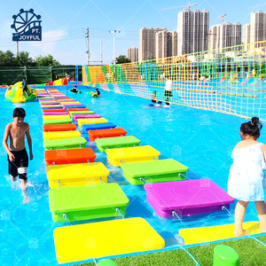 Grand équipement d'expansion d'eau extérieur personnalisé Parc d'attractions Défi aquatique Installations du projet Pont suspendu - Product Image 3