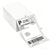 Papier d'étiquettes thermiques pliables résistant à l'eau, à l'huile et aux rayures, 500 feuilles/ramette, pour expédition express et coursiers