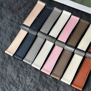 Compatible avec la montre S11 pour GT5 pour bracelet de montre en silicone à motif Crazy Horse avec fermoir magnétique - Product Image 5