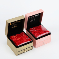 Boîte à fleurs en papier pour bijoux, emballage de luxe personnalisé, chapeau, cadeau
