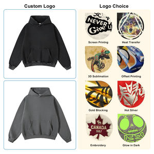 Sudaderas con Capucha para Hombre de Alta Calidad, Impresión de Logotipo Personalizado, 100% Algodón, Lisas, Casuales, de Lujo, Unisex, Felpa, Bordado 3D, Ecológicas, al por Mayor - Product Image 4