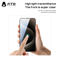 ATB Wholesale Compartiment anti-poussière souple en forme de T avec 28 films de protection en verre trempé et bande de retrait pour & GPS