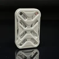 RAPT MOD Fidget Spinner in Acciaio Inossidabile, Spinner da Dito EDC, Strumento Antistress per ADHD, Spinner da Dito