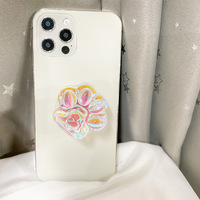 Résine de chat coloré 3D cadeau promotionnel accessoires mobiles poignée de téléphone portable support de téléphone portable Table support de prise de téléphone pour poignée