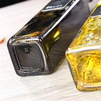 Shanghai vente en gros d'huile de cuisson pour cuisine sauce soja et vinaigre assaisonnement vinaigrette distributeur de cruet pour bouteilles en verre