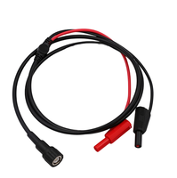 Connecteurs BNC de haute qualité 4MM isolé gainé fiche banane ensemble de câbles de fil de Test à Double extrémité