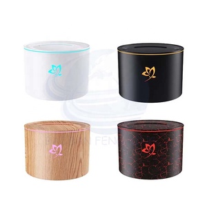 เครื่องเพิ่มความชื้นเปลวไฟบนเดสก์ท็อปเครื่องพ่นอโรมาเทอราพีจำลองที่เงียบสงบในบ้าน - Product Image 1