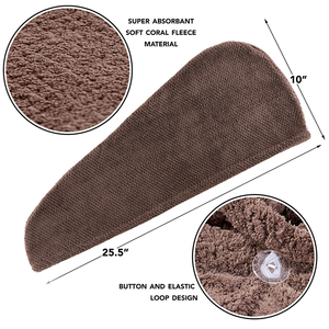 All'ingrosso in microfibra dopo la doccia per asciugare i capelli asciugamano - Product Image 3