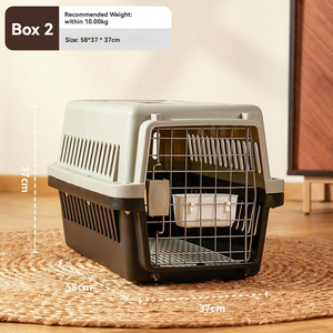 Cage de <span class=keywords><strong>transport</strong></span> pliable pour chat et <span class=keywords><strong>chien</strong></span> conçue pour être légère et adaptée au <span class=keywords><strong>transport</strong></span> <span class=keywords><strong>en</strong></span> <span class=keywords><strong>avion</strong></span> ou <span class=keywords><strong>en</strong></span> voiture. - Product Image 1