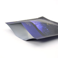 Pochette plate en mylar laminé personnalisé Sac d'emballage à trois joints latéraux pour produits cosmétiques Pochette en aluminium pour masque facial Emballage