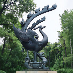 Fournisseur de statues et sculptures en métal d'animaux Feng Shui en bronze, grand format, personnalisées, à prix compétitif, directement de l'usine chinoise, pour l'art de jardin. - Product Image 2