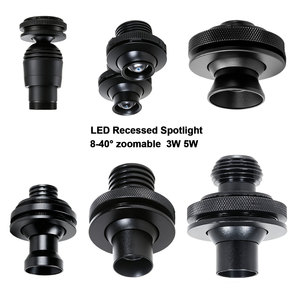 LEDEAST N004 Plafonnier encastré, découpe de trou 35/40/45mm, 3W 5W, variateur 0-10V et CCT, spot LED encastré pour vitrine - Product Image 1