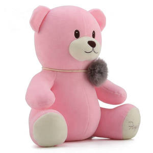 Colori della caramella peluche orsacchiotti peluche personalizzato mini peluche peluche orsacchiotto peluche con soffice pompon - Product Image 2