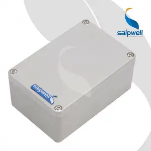 Saip/saipwell กล่องใส่อุปกรณ์อิเล็กทรอนิกส์ SP-AG กล่องเคลือบผิวอะลูมิเนียม IP66กันน้ำ