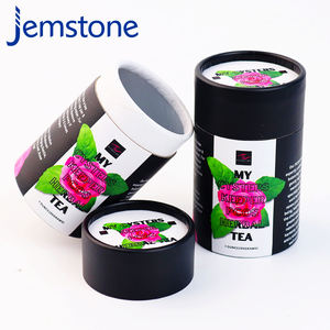 Boîtes d'emballage cadeaux écologiques personnalisées avec logo, boîtes cylindriques en carton imprimé pour l'emballage de thé en poudre - Product Image 4