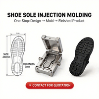 Moulage par injection plastique, matériaux ABS/PA66 pour usage domestique, design confortable pour augmenter la taille, semelle intérieure souple en coton, lacets.