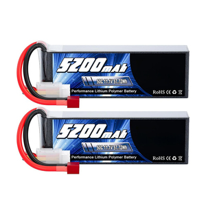 Batteria <span class=keywords><strong>Lipo</strong></span> 11.1V 50C 5200mAh 3S con Connettore Deans e Custodia Morbida per Auto RC, Quadricottero DJI, Aeroplano, Elicottero, Droni 124065 902025 - Product Image 6