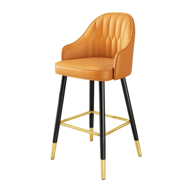 Tabouret איטלקי עור barstool מכירה לוהטת מודרני זול מחיר מועדון בר דלפק כיסאות עם מתכת מסגרת