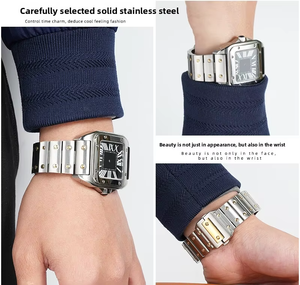 <span class=keywords><strong>Montre</strong></span> pour homme en acier inoxydable OEM, <span class=keywords><strong>bracelet</strong></span> réglable respirant et doux <span class=keywords><strong>de</strong></span> 23 mm - Product Image 3