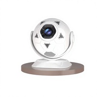 Projecteur LCD MINI LED WiFi6 BT54 HY300F Android 14 1080P, design créatif football, pour cinéma maison, garantie 30 jours