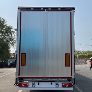 נגרר מכולות 30-60 טון הניתן להתאמה אישית, 3 סרנים, תיבת פלדה, למכירה - Product Image 4