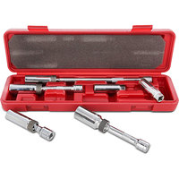 Jeu de douilles de bougies d'allumage 6 pièces Drive Magnetic Socket Extension Set Repair Auto Tool Set KIT Box