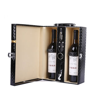Boîte à <span class=keywords><strong>vin</strong></span> haut de gamme, boîte cadeau en bois pour une seule bouteille, pour <span class=keywords><strong>vin</strong></span>, champagne ou whisky - Product Image 3