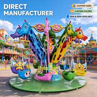 Manège à chaises volantes pour parc d'attractions, balançoire rotative, manège extérieur à chaises volantes