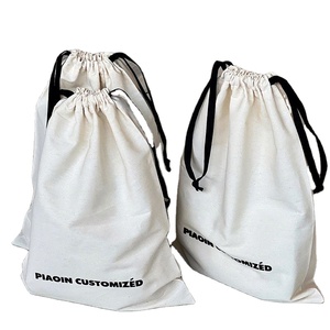 Bolsa de Algodón con Cordón de Gran Capacidad para Regalos, Ecológica, Venta al Por Mayor de Fábrica - Product Image 1