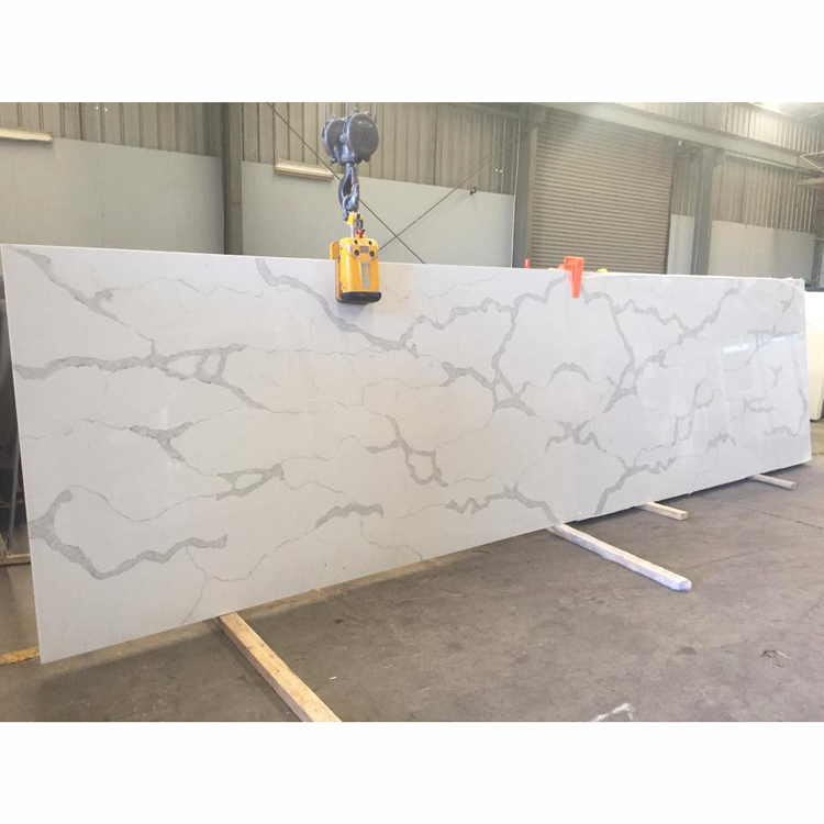 Artificial stone 2cm white calacatta quartz counter top black calacatta quartz stone countertop gold calacatta quartz slab