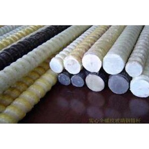 TOPFRP FRP GFRP Fiberglass Reinforced Plastic Rebar Construction Cutting Service High Strength Corrosion Resistant Threaded - Product Image 1