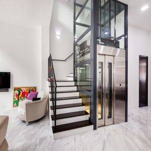 <span class=keywords><strong>Ascensor</strong></span> Neumático de Vacío para Pasajeros, <span class=keywords><strong>Ascensor</strong></span> Circular Pequeño para Escaleras Domésticas - Product Image 6