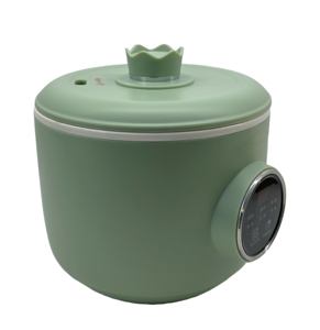 طباخ أرز محمول بقوة 550 واط، طباخ أرز صغير مع تحكم حاسوبي، وعاء داخلي سيراميك موفر للطاقة - Product Image 4