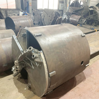 Haute qualité Q345B matériel dents remplaçables usine Direct Double fond sol forage seau 600-3000mm diamètre nouveau