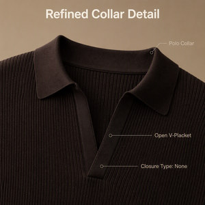 <span class=keywords><strong>Maglione</strong></span> Old Money da <span class=keywords><strong>Uomo</strong></span>, Pullover Invernale in Lana Merino, Maglioni Premium in Lana Lavorata a Maglia, Collo a <span class=keywords><strong>Polo</strong></span>, Manica Lunga - Product Image 3
