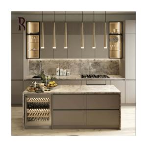 Rising Ready to Install American Integrated Fitted Smart Cuisine Muebles Gabinete <span class=keywords><strong>de</strong></span> diseño Nueva llegada <span class=keywords><strong>Cocina</strong></span> con el mejor precio - Product Image 4