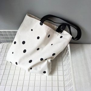 Eco Friendly <b>Medium</b> White Canvas <b>Tote</b> <b>Bag</b> Custom Logo Acceptable Reusable Open Top Grocery Shopping <b>Bag</b> Daily Usage - Product Image 2