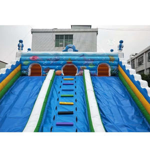 <span class=keywords><strong>Venta</strong></span> directa de fábrica, Castillo de parque de tobogán inflable grande para niños, casa de rebote inflable, Parque de castillo de salto para fiesta - Product Image 5