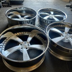 Jantes en alliage forgé ZXMM personnalisées 1/2 pièce 5 branches chromées polies pour 5x114.3 5x120 5x130 18 19 20 21 22 24 pouces pour Chevy Tahoe - Product Image 3