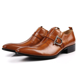 รองเท้าหนังแท้คุณภาพสูง ระบายอากาศได้ดี สำหรับผู้ชาย หัวแหลม สวมใส่ได้ทั้งลำลอง ธุรกิจ และงานทางการ สำหรับฤดูใบไม้ร่วง - Product Image 5