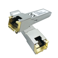 Module Transceiver Ethernet Cuivre SFP RJ45 1.25G 100M 100m Module SFP 1000BASE Générique