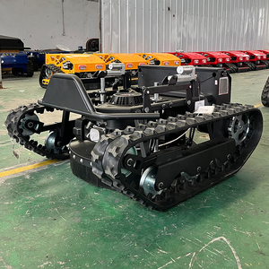 เครื่องตัดหญ้าแบบรีโมทคอนโทรล ปรับระดับใบมีดได้ รุ่น RTK-550 เครื่องตัดหญ้าแบบสายพานตีนตะขาบ ใช้เชื้อเพลิงเบนซิน กำลังไฟ 1200 วัตต์ ถังเก็บหญ้าขนาด 300 ลิตร - Product Image 5