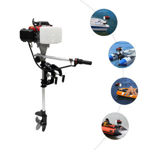 Moteur hors-bord 4HP 4 temps pour bateau de pêche, 55cc 2.9KW, essence, refroidissement par air, CDI, hélice, robuste, Hangkai - Product Image 2