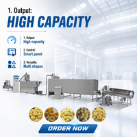 Chaîne de production automatique d'extrusion de snacks soufflés croustillants, machine de traitement de snacks soufflés au maïs et au fromage, vente directe usine