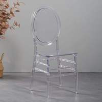 Chaise de banquet en métal à dossier en O pour hôtel, mariage, événement, salle à manger, empilable, pour restaurant et cérémonie - Vente en gros